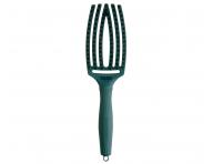 Kartáč Olivia Garden Fingerbrush Combo Medium - tmavě zelený