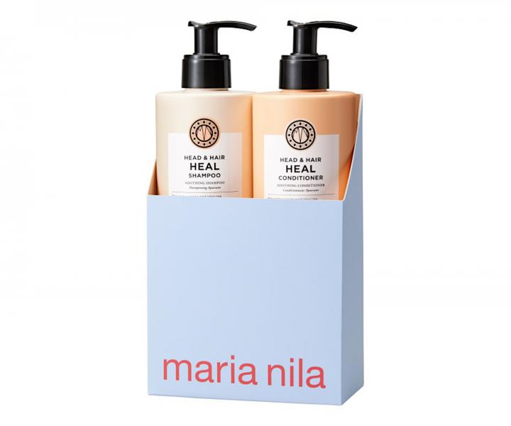Dárková sada pro zdravou vlasovou pokožku Maria Nila Head & Hair Heal Duo Bundle