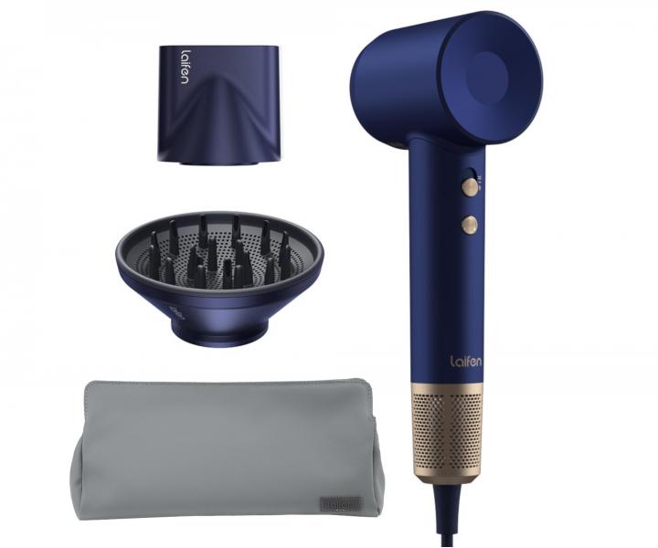 Profesionální fén na vlasy Laifen Swift Premium Golden Blue - 1600 W, modro-zlatý