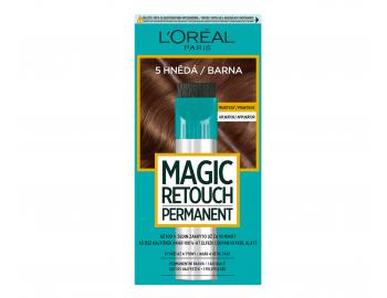 Permanentní barva na odrosty a šediny Loréal Magic Retouch Permanent - odstín 5, hnědá