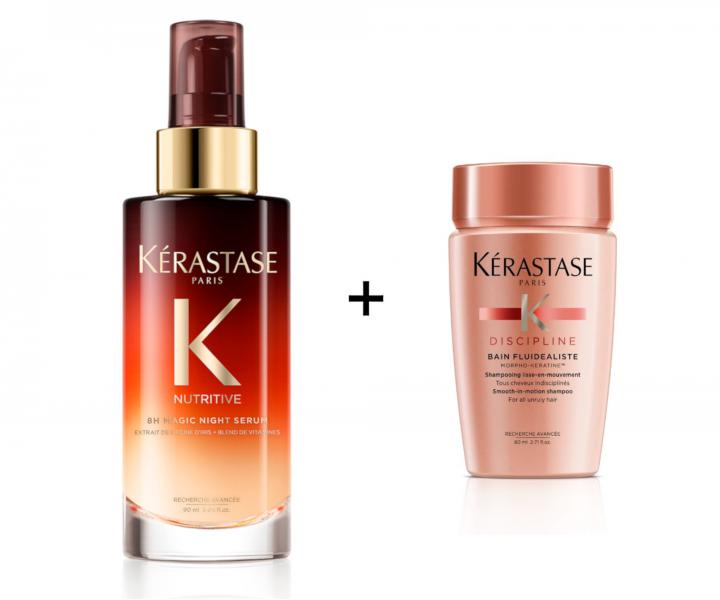 Noční sérum Kérastase Nutritive + šampon Kérastase Discipline 80 ml zdarma