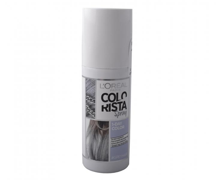 Barevný sprej Loréal Colorista Grey Hair - 75 ml, šedá