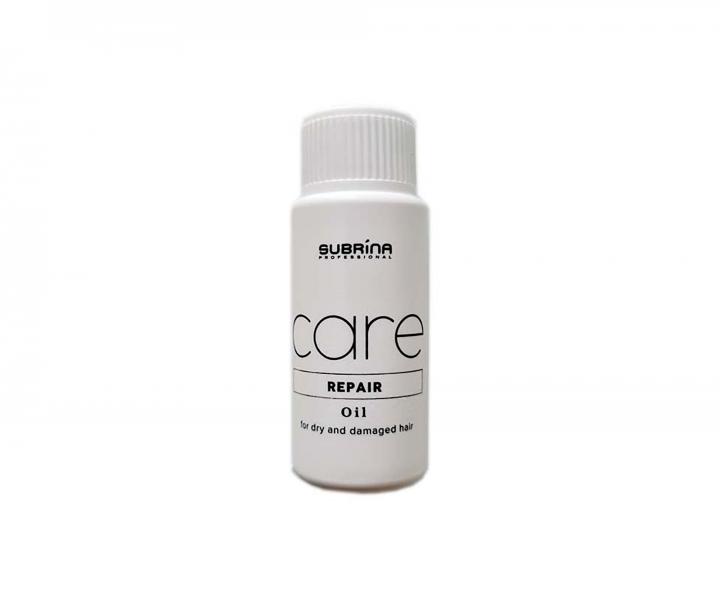 Vyživující olej pro poškozené vlasy a konečky Subrina Professional Care Repair Oil - 15 ml