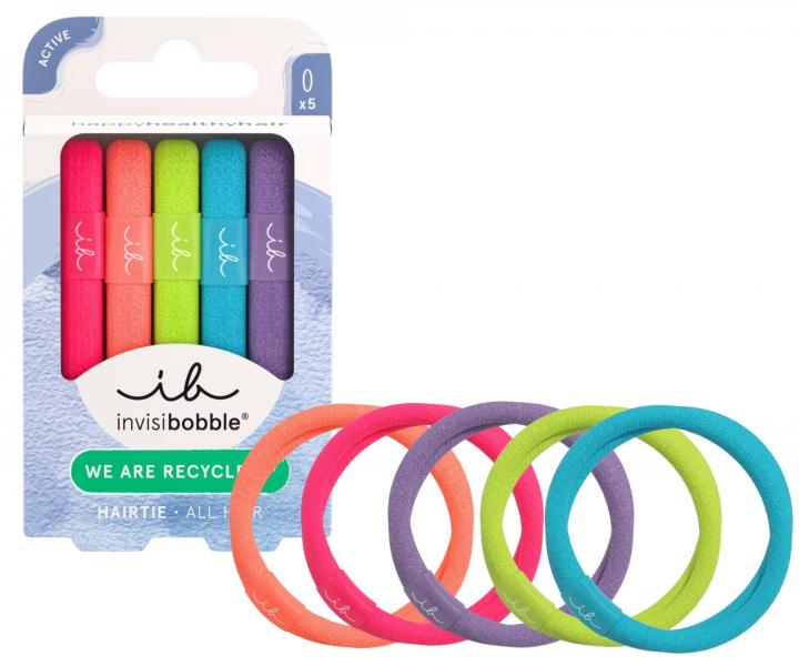 Gumi�ky do vlas� Invisibobble Hair Tie Neon Glow - 5 ks