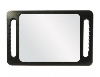 Barber zrcadlo s dvma dradly Reuzel Double Handled Mirror - ern, 26x40 cm
