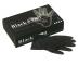 Latexové rukavice pro kadeřníky Sibel Black Pro 20 ks - S