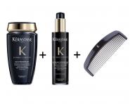 Sada pro v�echny typy vlas� K�rastase Chronologiste - �ampon + termoochrana + h�eben ZDARMA