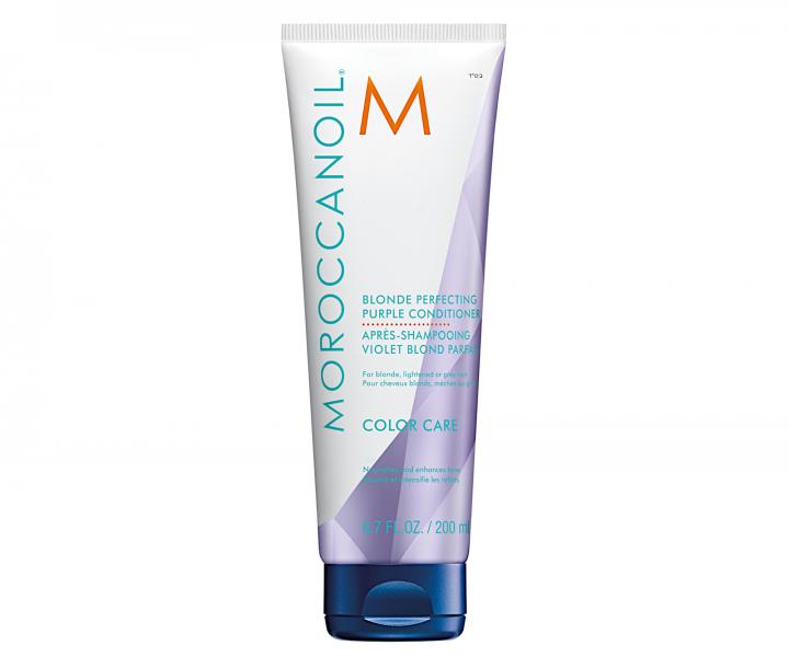 Neutralizační kondicionér pro blond vlasy Moroccanoil Blonde Perfecting Purple Conditioner - 200 ml