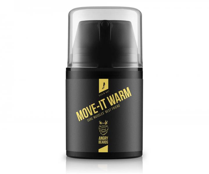 Sportovní hřejivý gel Angry Beards Usain Hot Move-It Warm - 50 ml