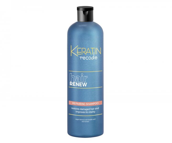 Šampon pro obnovu suchých a poškozených vlasů Subrina Professional Keratin Recode Hair Renew - 400 ml