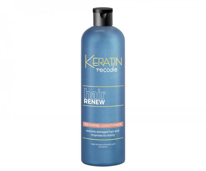 Kondicionér pro obnovu suchých a poškozených vlasů Subrina Professional Keratin Recode Hair Renew - 400 ml