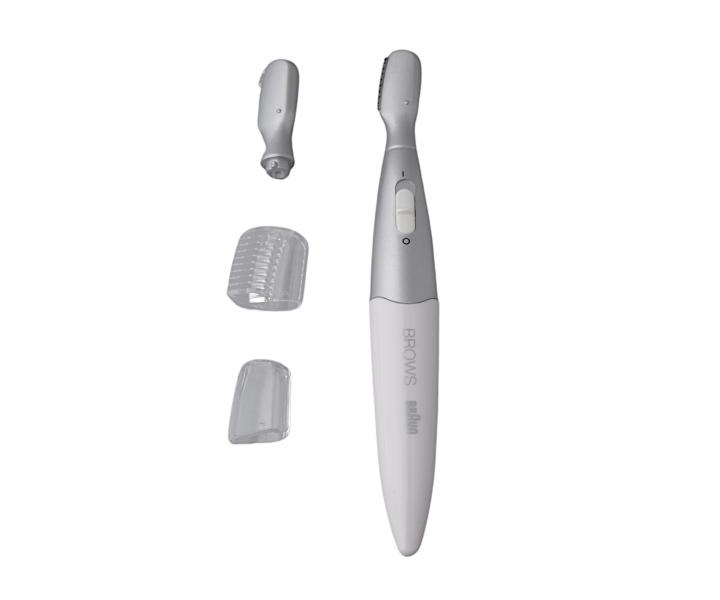 Zastřihovač obočí Braun Mini Precision Trimmer FG 1106 - bílo-stříbrný