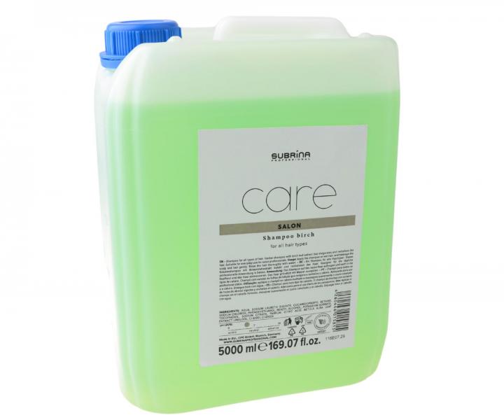 Březový šampon pro všechny typy vlasů Subrina Professional Care Salon Shampoo Birch - 5000 ml