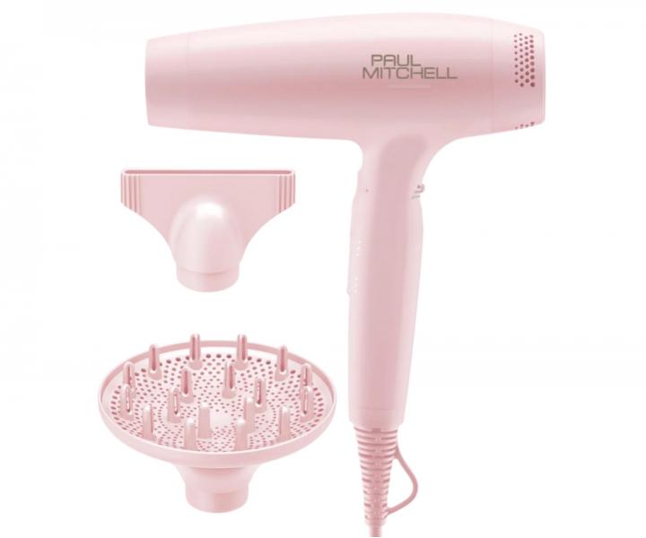 Profesion�ln� f�n na vlasy Paul Mitchell Dry Lightweight Professional Hair Dryer - 1600 W, r��ov� - limitovan� edice