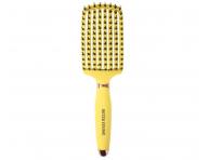 Kart�� na roz�es�v�n� a fouk�n� vlas� s kan��mi a nylonov�mi �t�tinami Sister Young Ovia Hair Brush - �lut�
