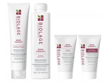 Sada pro extr�mn� po�kozen� vlasy Biolage Bond Therapy + �ampon 50 ml a kondicion�r 50 ml zdarma