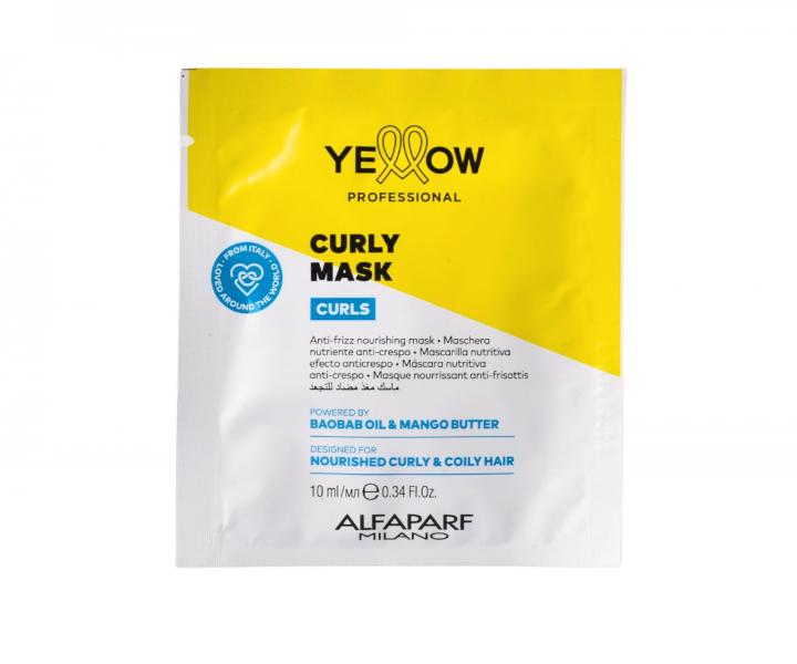 Maska pro vlnit�, kudrnat� a afro vlasy Yellow Professional Curls Curly Mask - 10 ml (bonus)