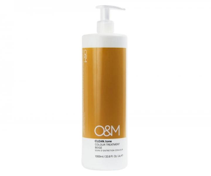 T�novac� p��e na vlasy O&M Clean.tone Colour Treatment Beige - 1000 ml - b�ov�