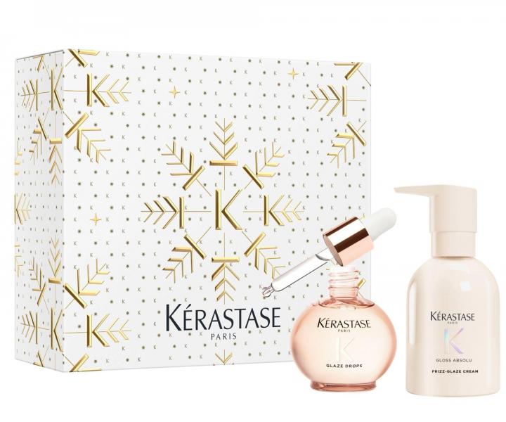 D�rkov� sada pro lesk a hydrataci vlas� se sklonem ke krepat�n� K�rastase Gloss Absolu Set