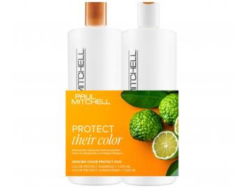 Sada pro barven vlasy Paul Mitchell Color Protect Save Big Duo