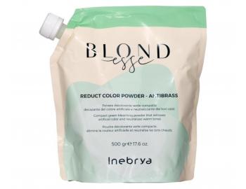 Zesvětlující pudr pro odstranění chemické barvy z vlasů Inebrya Blondesse Reduct Color Powder Antibrass - 500 g