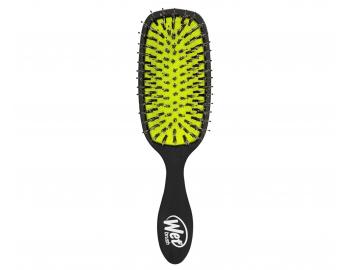 Kartáč na rozčesávání vlasů s nylonovými a kančími štětinami Wet Brush Shine Enhancer - černý