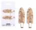 Spony do vlas� s podlo�kami Sister Young Lily Makeup Hair Clips Set - 6 cm, 2 ks - kr�movob�ov�