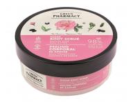 Cukrový tělový peeling s damašskou růží a bambuckým máslem Green Pharmacy Body Scrub - 200 ml