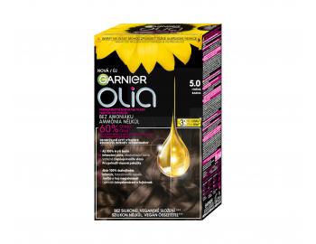 Permanentní olejová barva Garnier Olia 5.0 hnědá