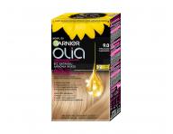 Permanentní olejová barva Garnier Olia 9.0 světlá blond