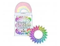 Dětská spirálová gumička do vlasů Invisibobble Kids Magic Rainbow - duhová, 3 ks