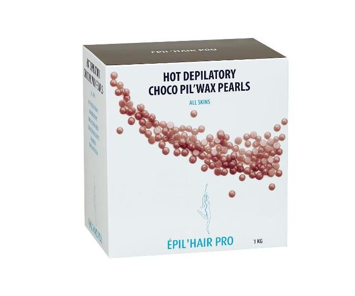 Depilační vosk pro všechny typy pleti s čokoládou Sibel Pearls - 1000 g
