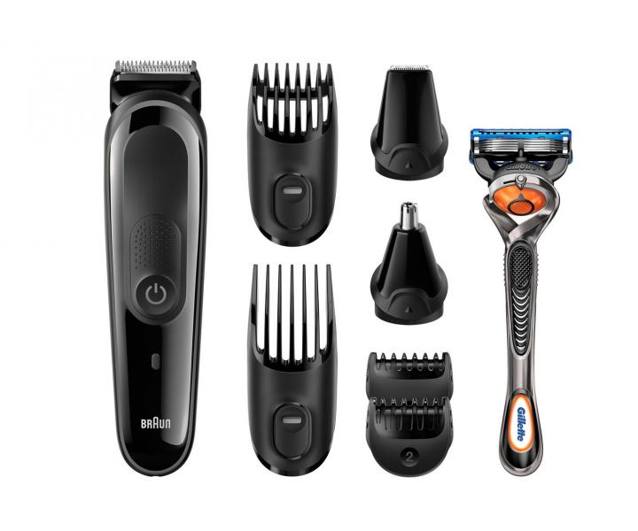 Zastřihovač pro celé tělo Braun MGK3060 - černý + zadarmo holící strojek Gillette
