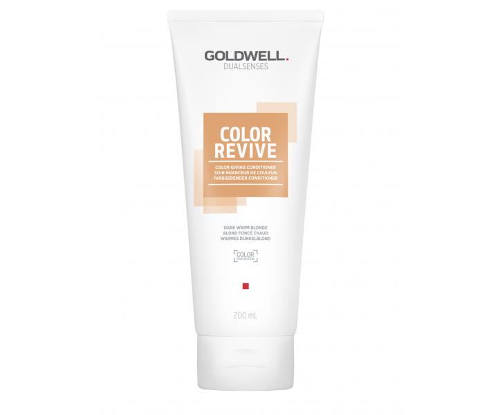 Kondicion�r pro o�iven� barvy vlas� Goldwell Color Revive - 200 ml - tmav� tepl� blond