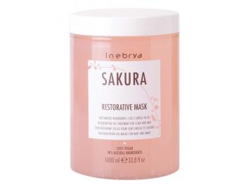 ada pro regeneraci a hydrataci vlas Inebrya Sakura Restorative - maska 1000 ml