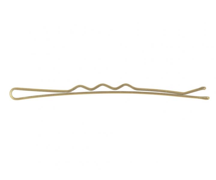 Vlnit sponka Sibel Wavy - 5 cm, zlat - 500 g