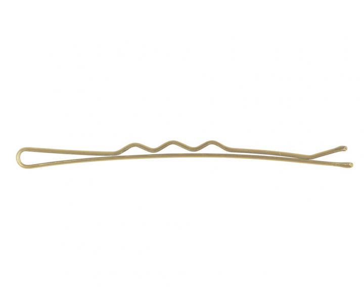 Vlnitá sponka Sibel Wavy - 5 cm, zlatá - 500 g