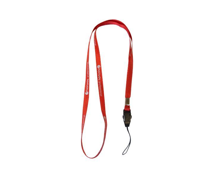 Hairway Popruh na krk - textiln, erven (bonus)