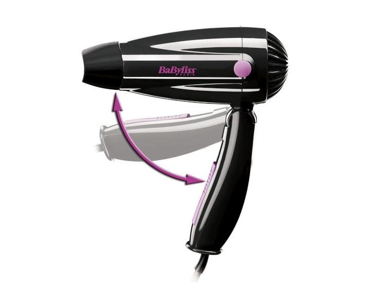Cestovní fén se sklápěcí rukojeťí BaByliss VOYAGE 5250E - 1200 W, černý