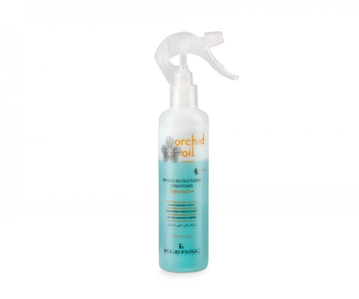 Hydratační kondicionér ve spreji Kléral System Orchid Oil Keratin Biphasic Restructuring - 250 ml