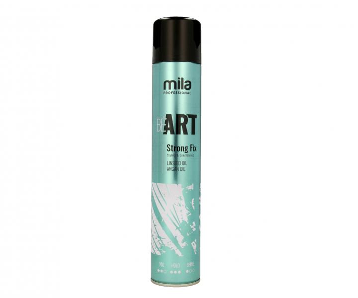 Lak na vlasy se silnou fixac Mila Be Art Strong Fix - 500 ml