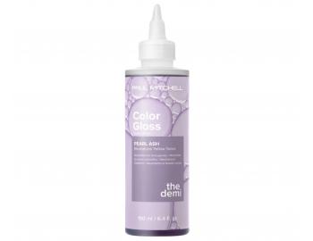 Barevný toner pro lesk a osvěžení barvy vlasů Paul Mitchell The Demi Color Gloss Pearl Ash - 190 ml, perleťový popelavý