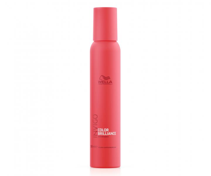 Objemov pna pro oiven barvy Wella Invigo Color Brilliance Vitamin Conditioning Mousse - 200 ml