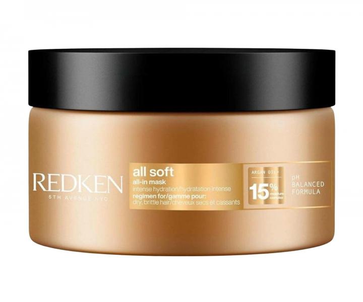 Hloubkov� vy�ivuj�c� a hydrata�n� maska pro such� a k�ehk� vlasy Redken All Soft All-In Mask - 100 ml