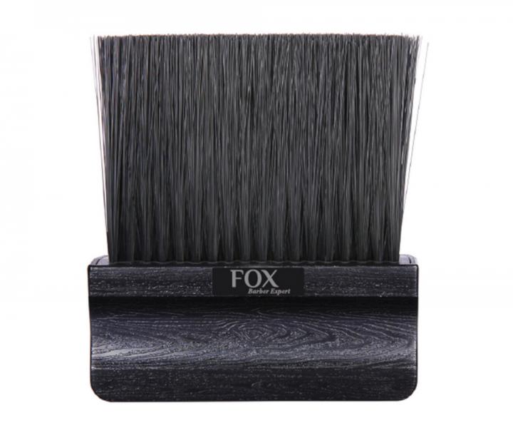 Profesionální barber oprašovací štětka Fox Barber Expert - černá