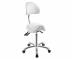 Taburet na kole�k�ch s op�rkou Weelko NOBLE - b�l�