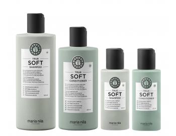 Sada pro hydrataci such�ch vlas� s arganov�m olejem Maria Nila True Soft + �ampon 100 ml a kondicion�r 100 ml zdarma
