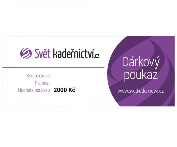 Dárkový poukaz na 2000 Kč