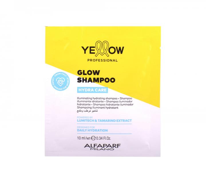 Rozjas�uj�c� hydrata�n� �ampon Yellow Professional Hydra Care Glow Shampoo - 10 ml (bonus)