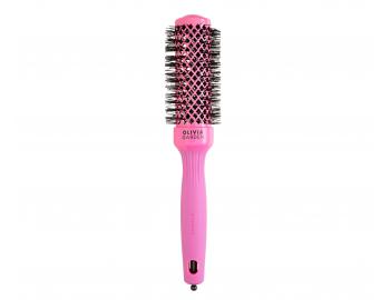 Kulatý foukací kartáč na vlasy Olivia Garden Expert Blowout Shine Pink - 35 mm